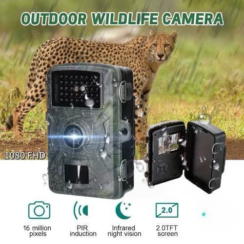 2026 newly outdoor camouflage camera 1080fhd unique infrared high definition shooting real time monitoring suitable for forestry monitoring anti theft farm monitoring hunting tracking