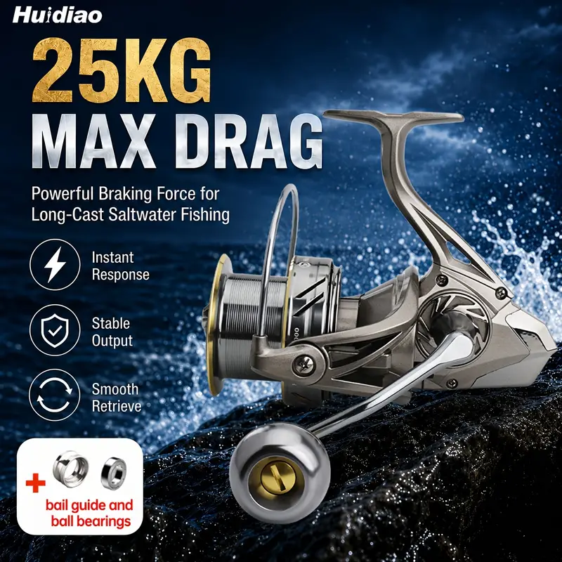 8 ball bearing fishing reel Sougayilang Baitcasting Reel,Low Profile and Light Weight Baitcaster with 9+1 Corrosion Resistant Bearings and 8:1 High Gear Ratio for Anglers (Left Hand) : Sports & Outdoors we invented the modern spinning reel Deep Sea Fishing Reels: Heavy