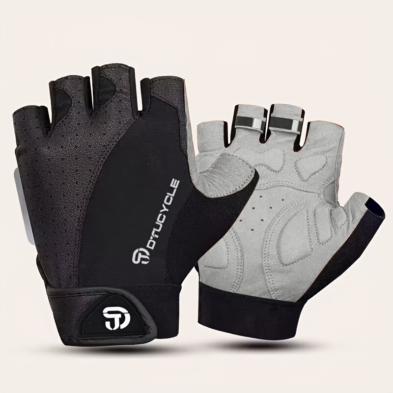 TEMU Half- Screen Cycling Gloves/bicycle Gloves/running Gloves