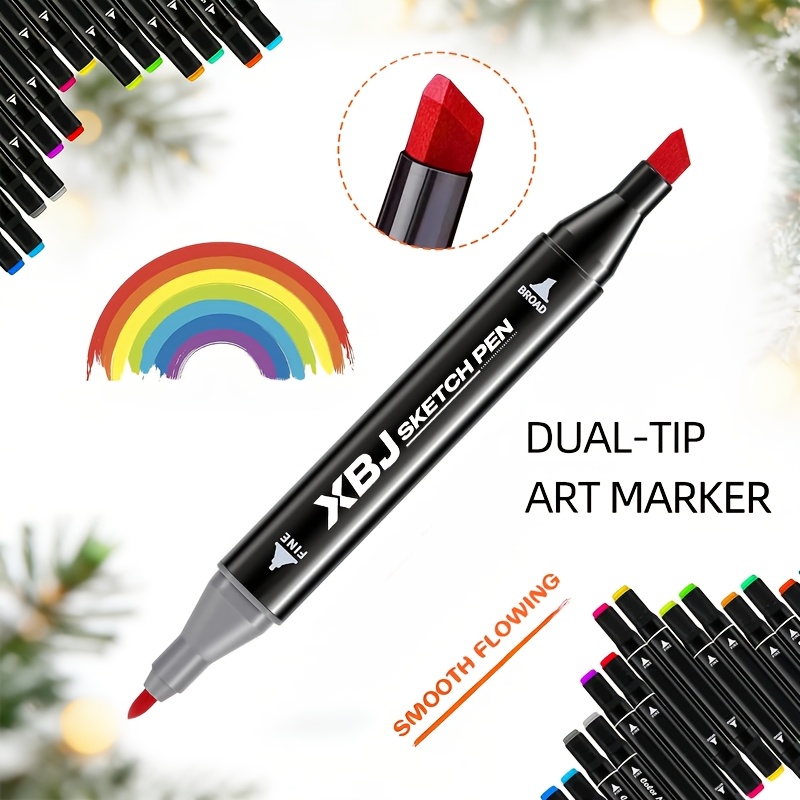 Professional Art Painting Set with 264 Dual-Tip Markers