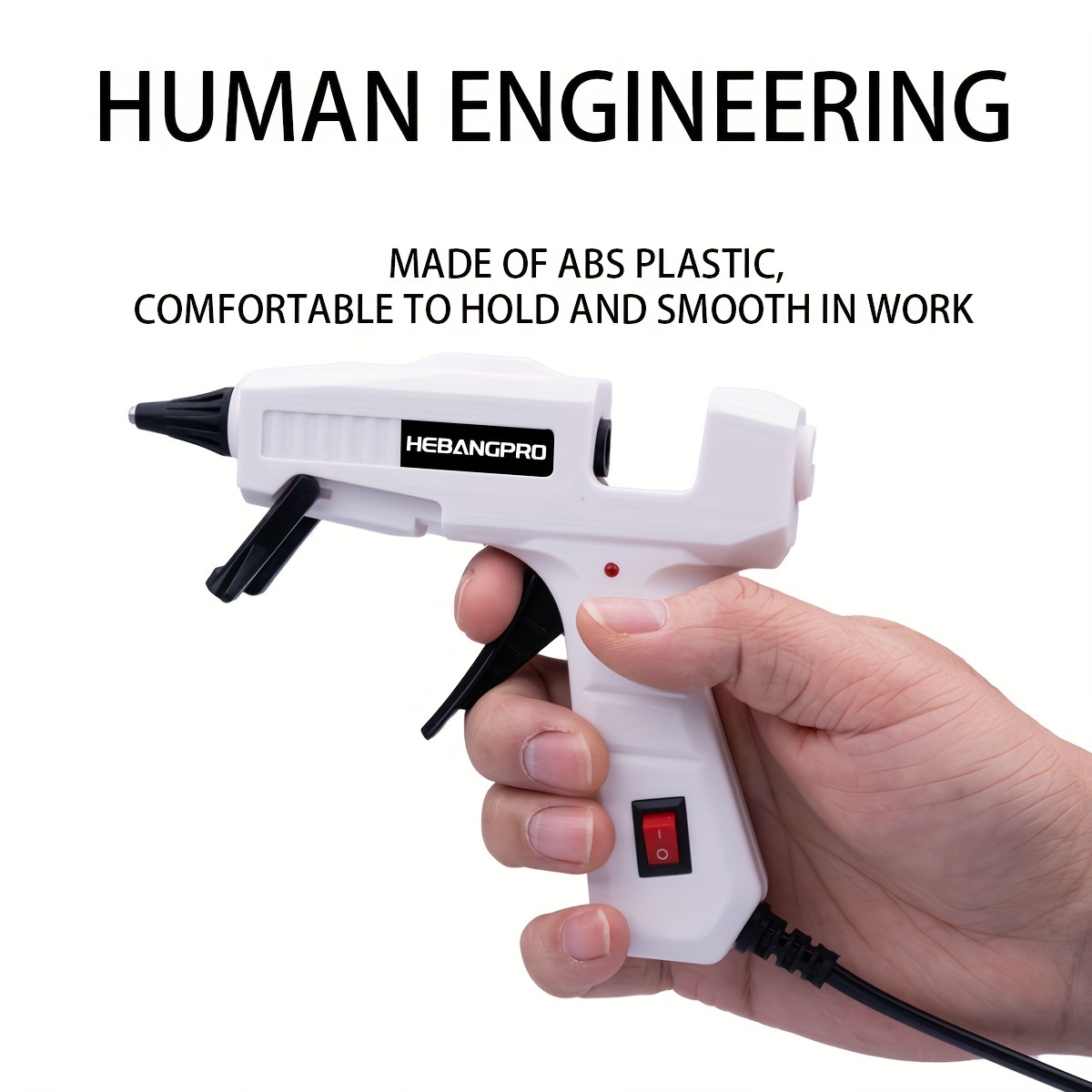 30w handheld glue gun kit with 30 sticks dual voltage 110v 220v us plug ideal for crafts repairs glue gun with glue sticks cordless details 2