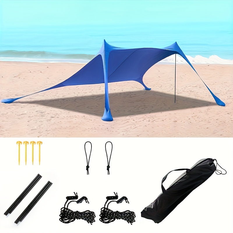 

Portable Beach Tent - Uv Protection, Easy Setup, Lightweight Canopy For Camping, Beach, And Outdoor Activities