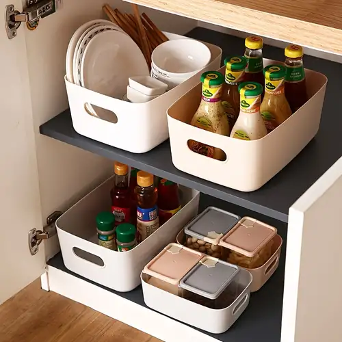 Plastic Home Storage Box Kitchen Snack Storage Basket - Temu