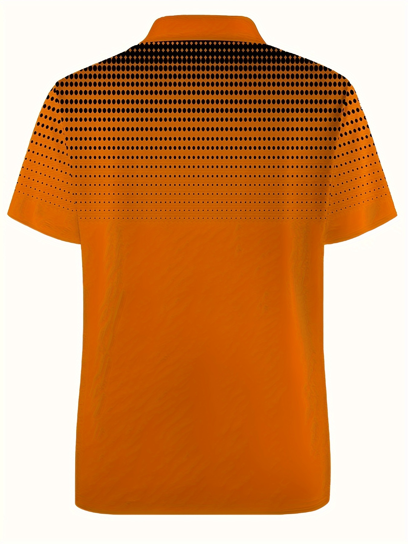 Men'S Plus Size Polo Shirt, Casual Golf Sports Polo with Polka Dot 3D Print, Short Sleeve, Knit Fabric, Slight Stretch, Regular Fit, All Season Lapel Collar, Polyester 95% Spandex 5% - 180g/m?