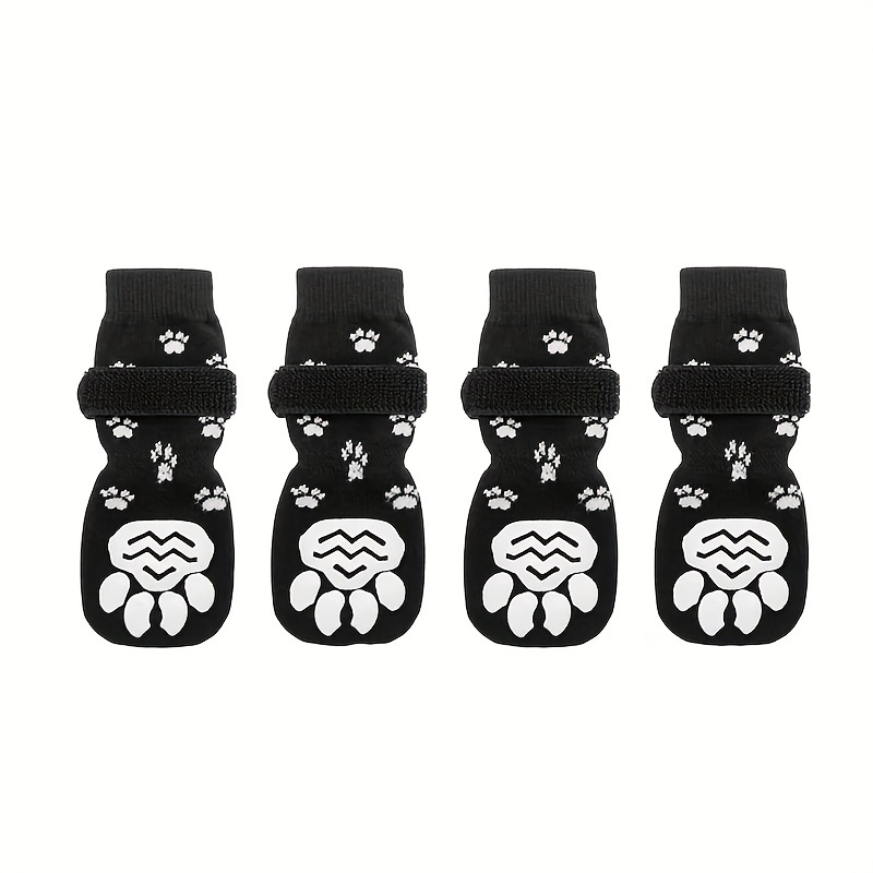 TEMU 4pz Calzini-Scarpe Antiscivolo per Cani Traspiranti Accessori per Esterno