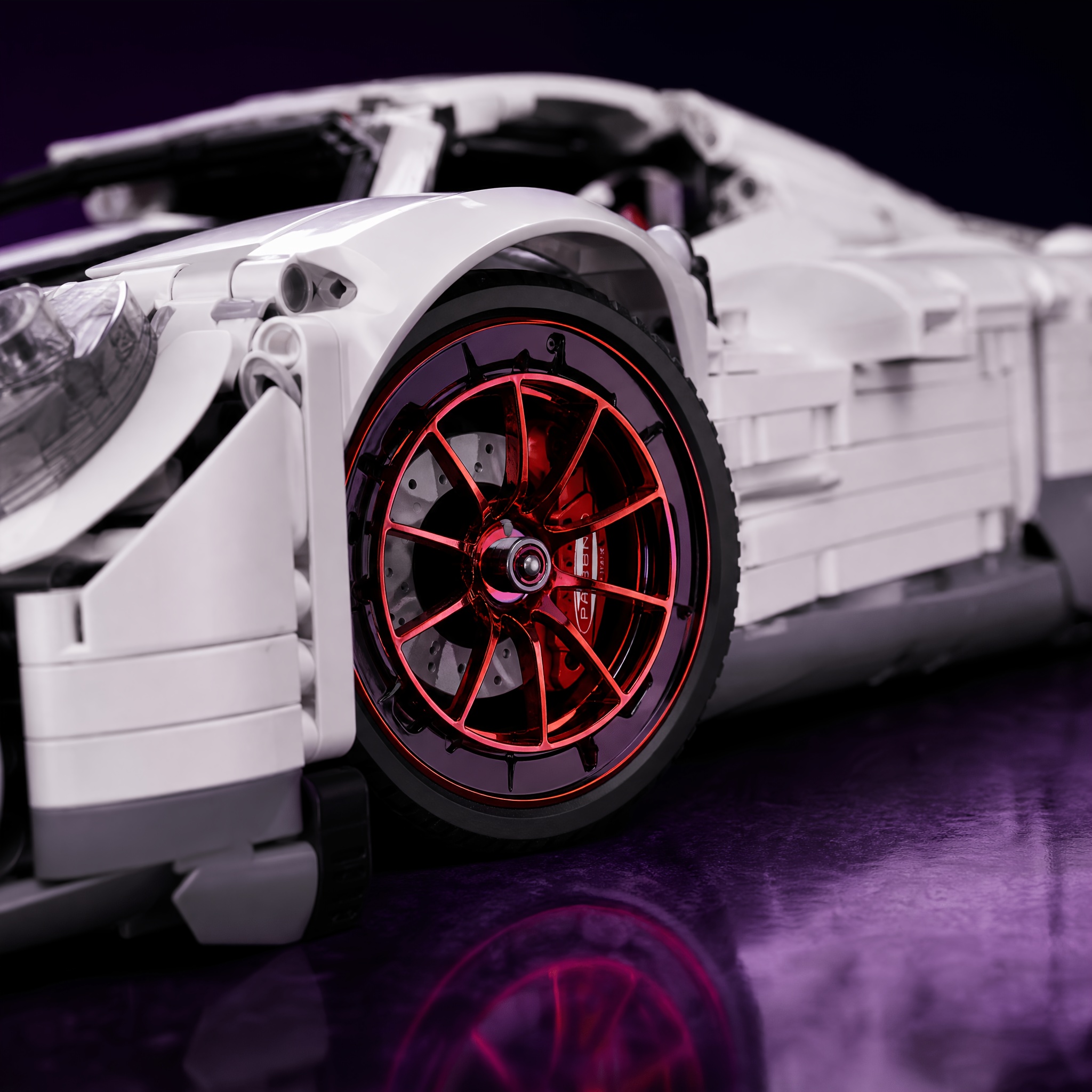 Image of 4719pcs Building Blocks Cool Building Blocks Black Festive Gift Festive Gift Building Block Set Car Doors Linked Cool Tail Block Sports Car Toy Car Valentine's Day Easter Building Block Set