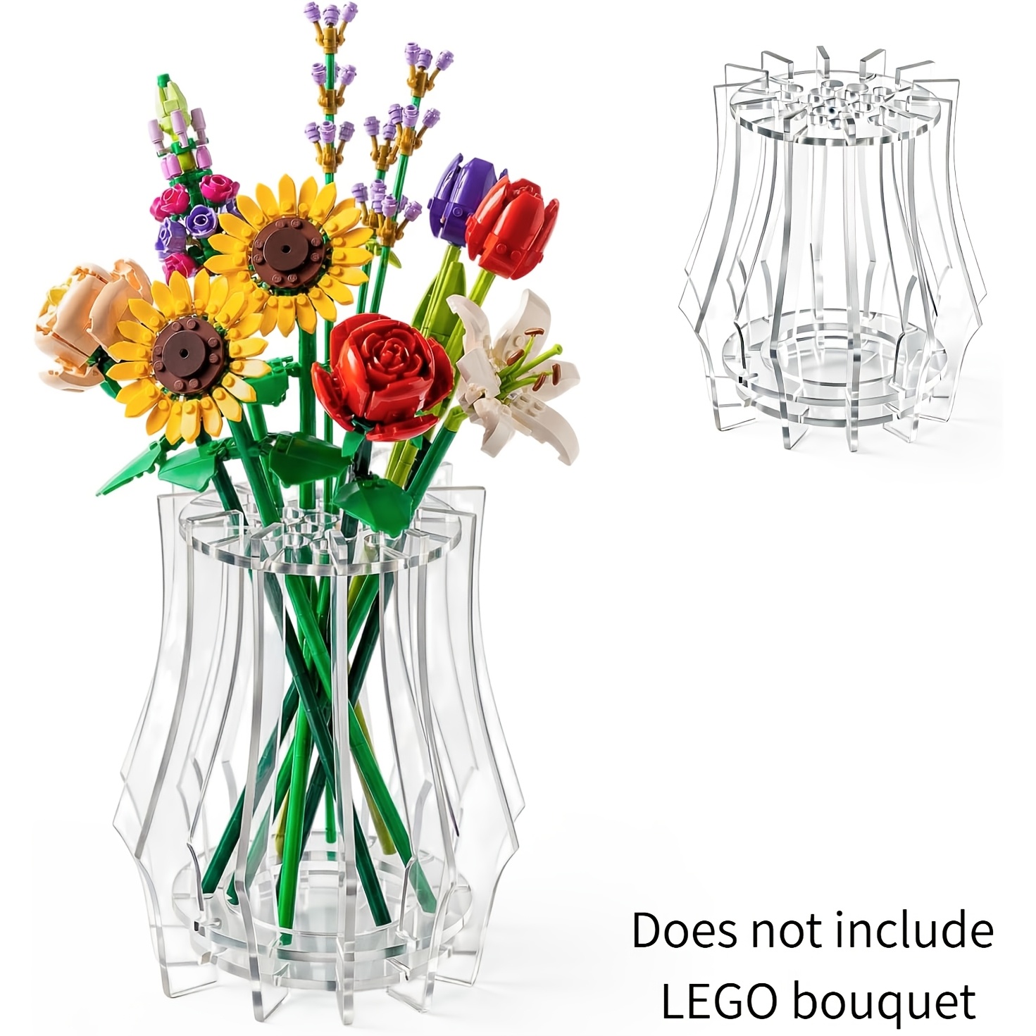 1 set transparent acrylic vase suitable for flowers modern rectangular plastic vases with minimalist decorative flower holders for rose bouquets centerpieces for table   for or artificial