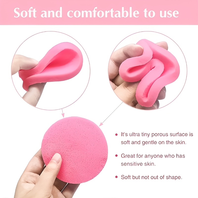 20pcs Compress Face Wash Puff Sponge for Cleansing