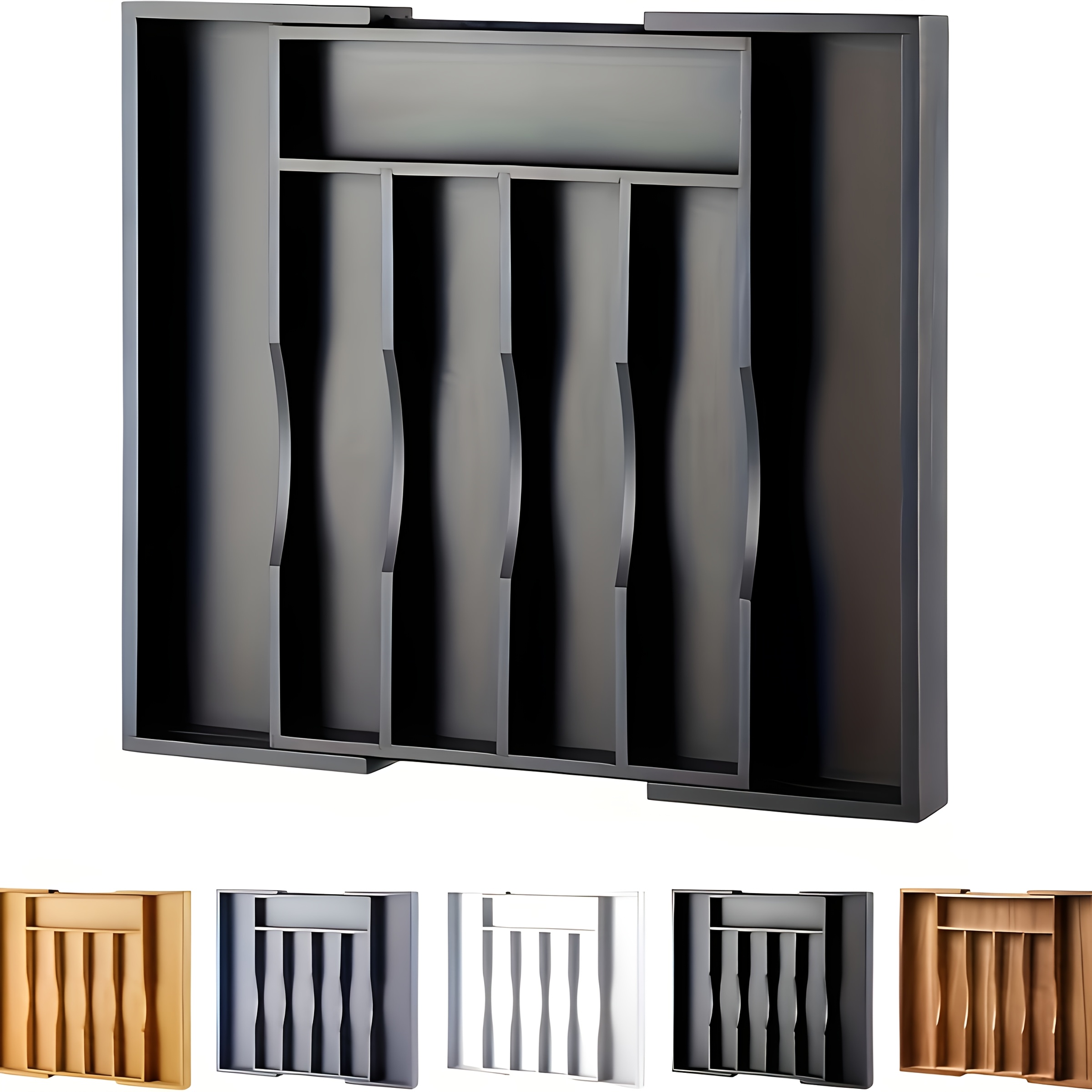 Temu – TEMU Silverware Organizer Utensil/knife Storage Box, Adjustable Storage Box, Cutlery Storage Box, Kitchen Organizers And Storage, Organization And