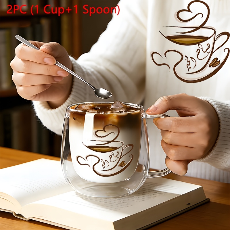 double walled glass coffee mugs - South Africa