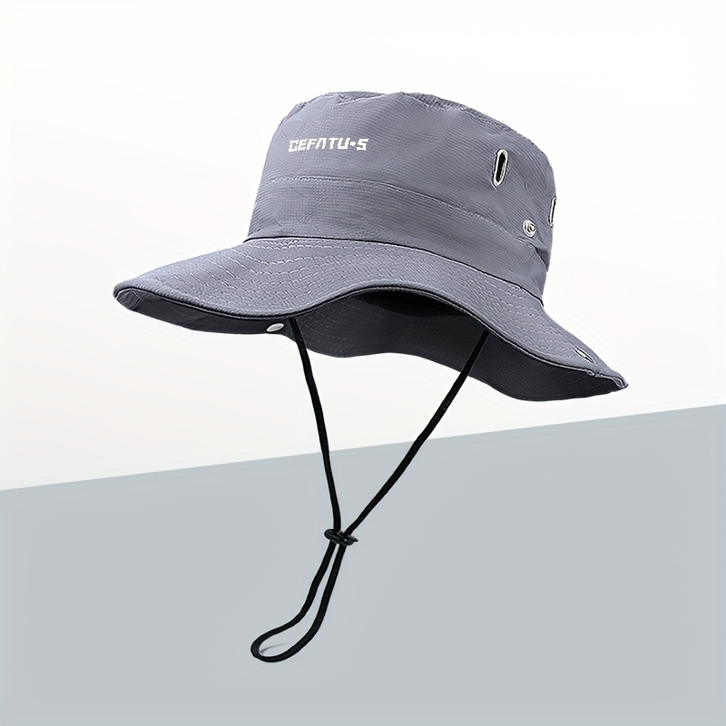 /3pcs Wide Brimmed Sun Hat, Men'S Outdoor Hat, Soft And Breathable, Sun Protection Three Piece Set, Sun Protection Face Mask, Sun Protection Ice Sleeve Cover, Suitable for Outdoor Travel And Outdoor Work, Without Battery