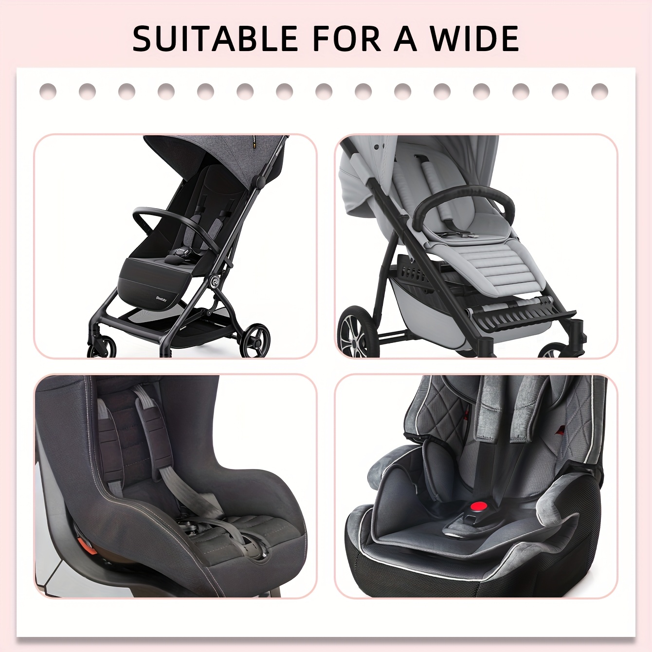 Stroller Seat Cushion, Child Safety Seat Pad