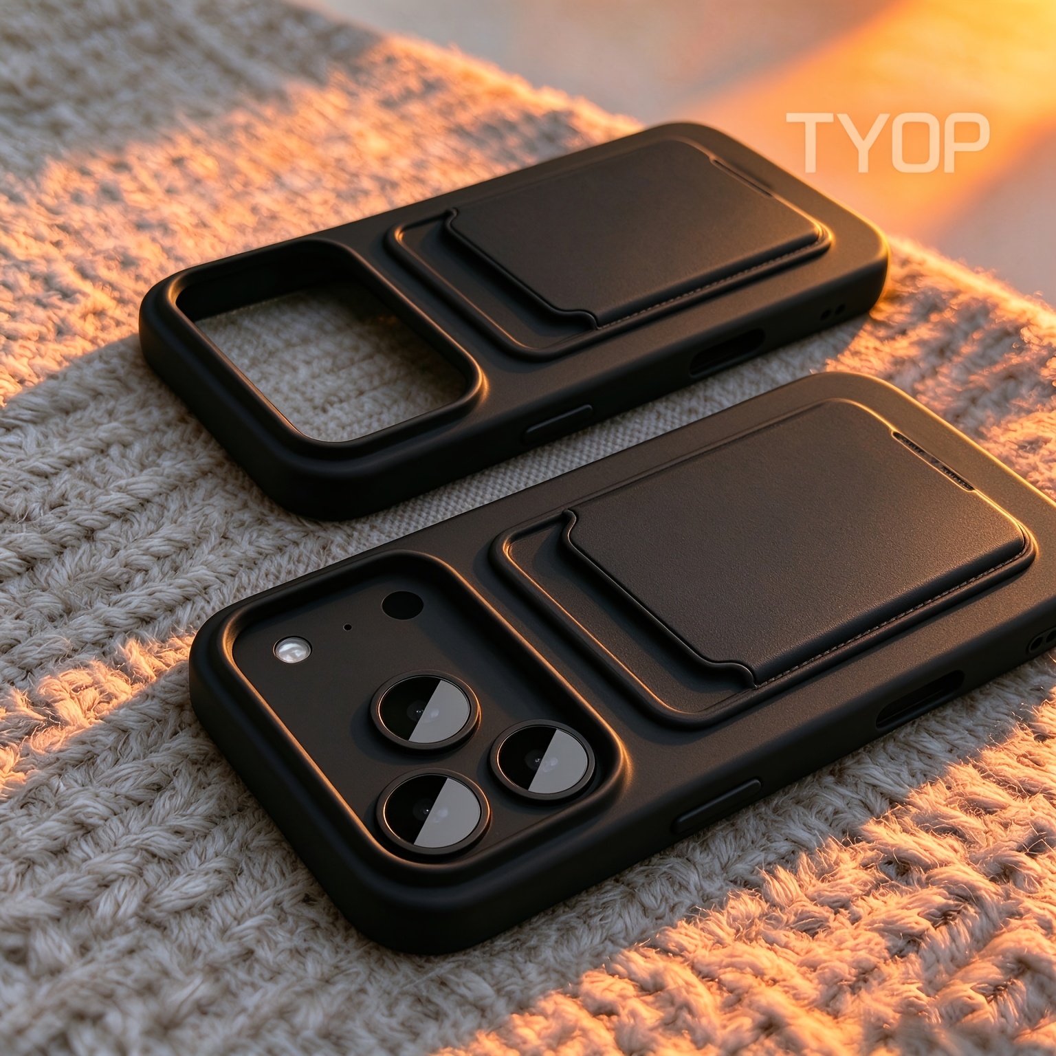 TEMU Phone Case - 2-in-1 Card Case Anti-dirt Phone Case: Compatible With Iphone 17 16 15 14 13 12 11 Pro Max 14 15 16plus 13 /air, Frosted Easy Card