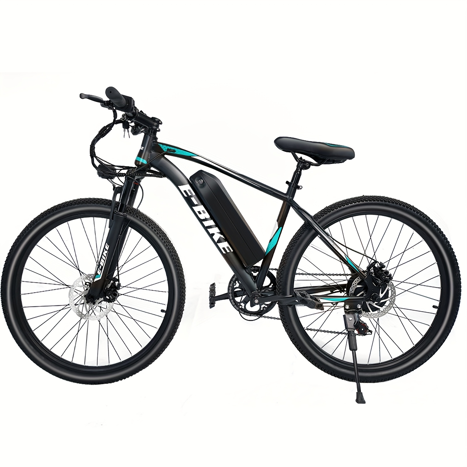 TEMU Vélo Électrique Racer pour Adultes - VTT Électrique Léger 20 Vitesses avec Moteur Balais de Pointe 500W 20MPH, Batterie Amovible 375Wh, Vélo