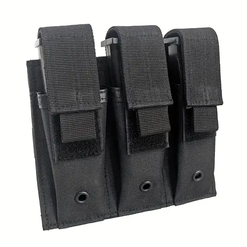 MOLLE Modular Pouch Vest with Multiple Black and Olive Green Straps, Adjustable Shoulder Straps, and Secure Closure for Gun Ammunition Storage - Ideal for Hunting, Fishing, and Outdoor Activities, Hunting Gear