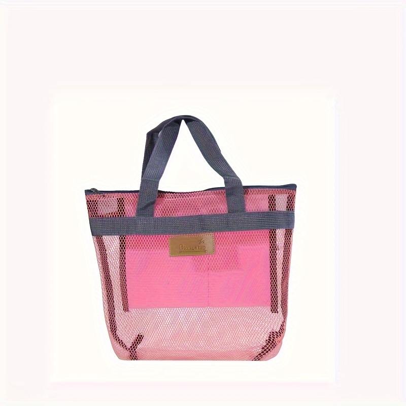Waterproof Outdoor Toiletry Storage Mesh Bag for Traveling