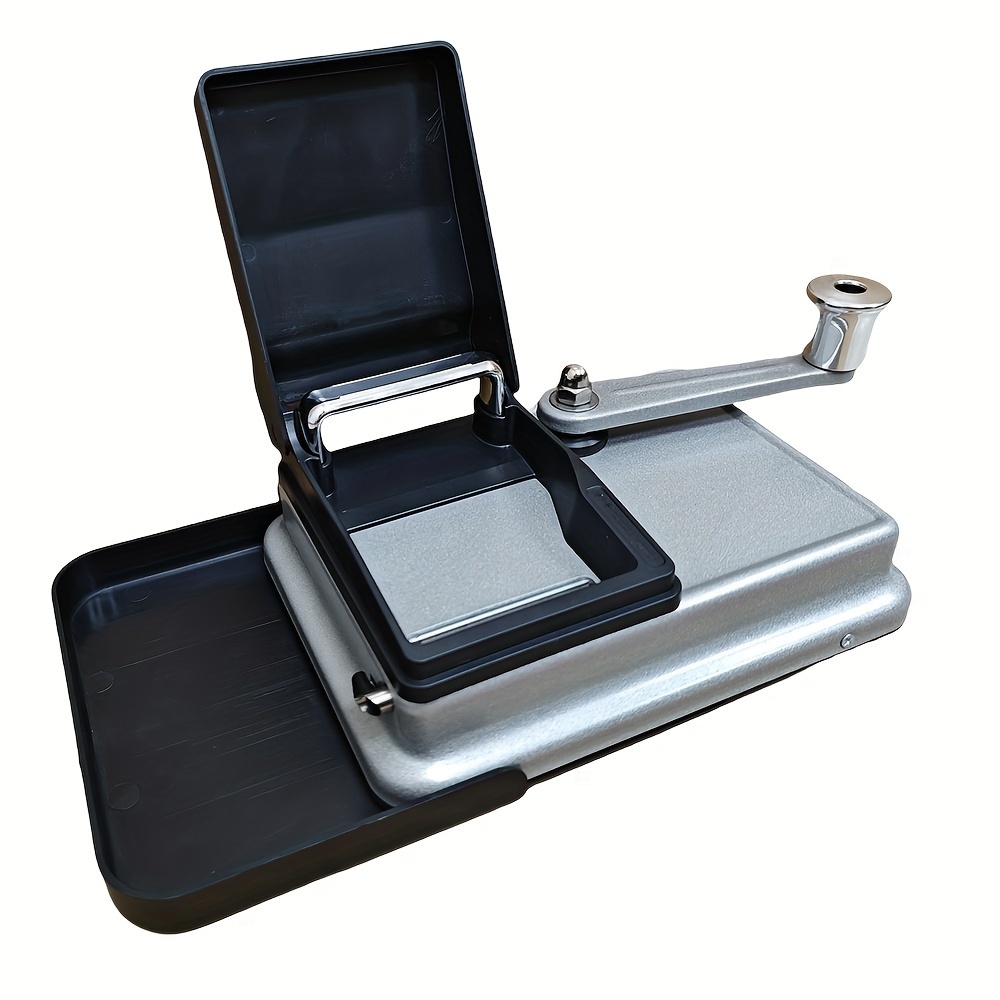 * cigarette machine 8mm * no power manual cigarette maker, portable retro *  cigarette equipment, with dust cover and tray, with 4 gadgets