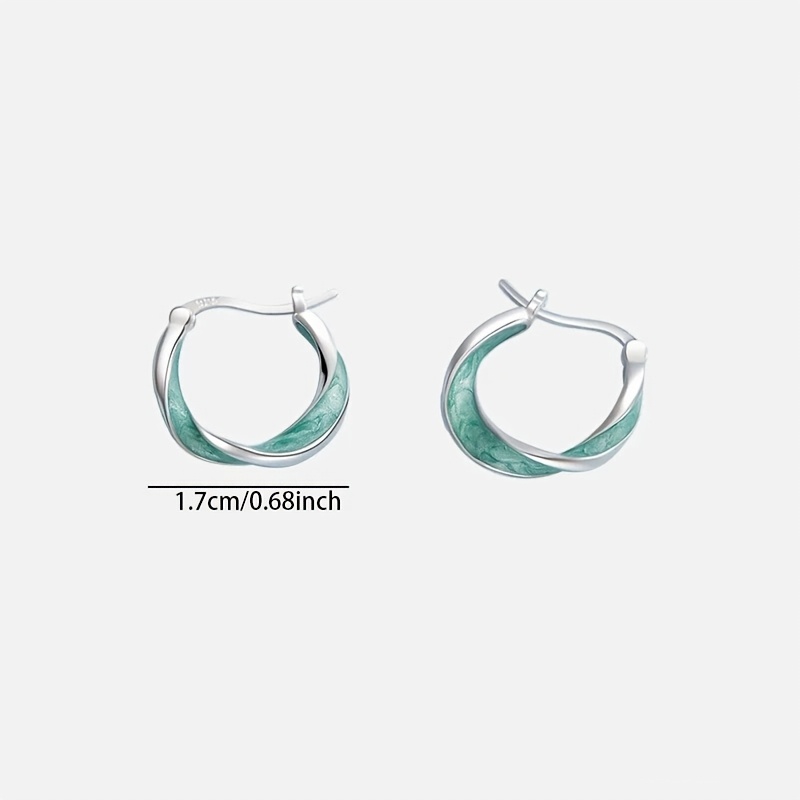 2pcs Women's S925 Sterling Silver Stud Earrings — Elegant Gift