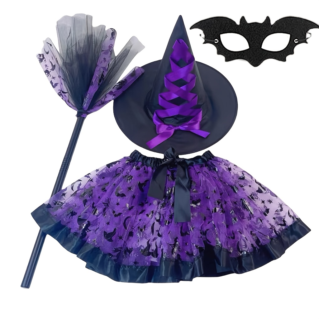 TEMU Halloween Costume Set 4pcs, Without Battery