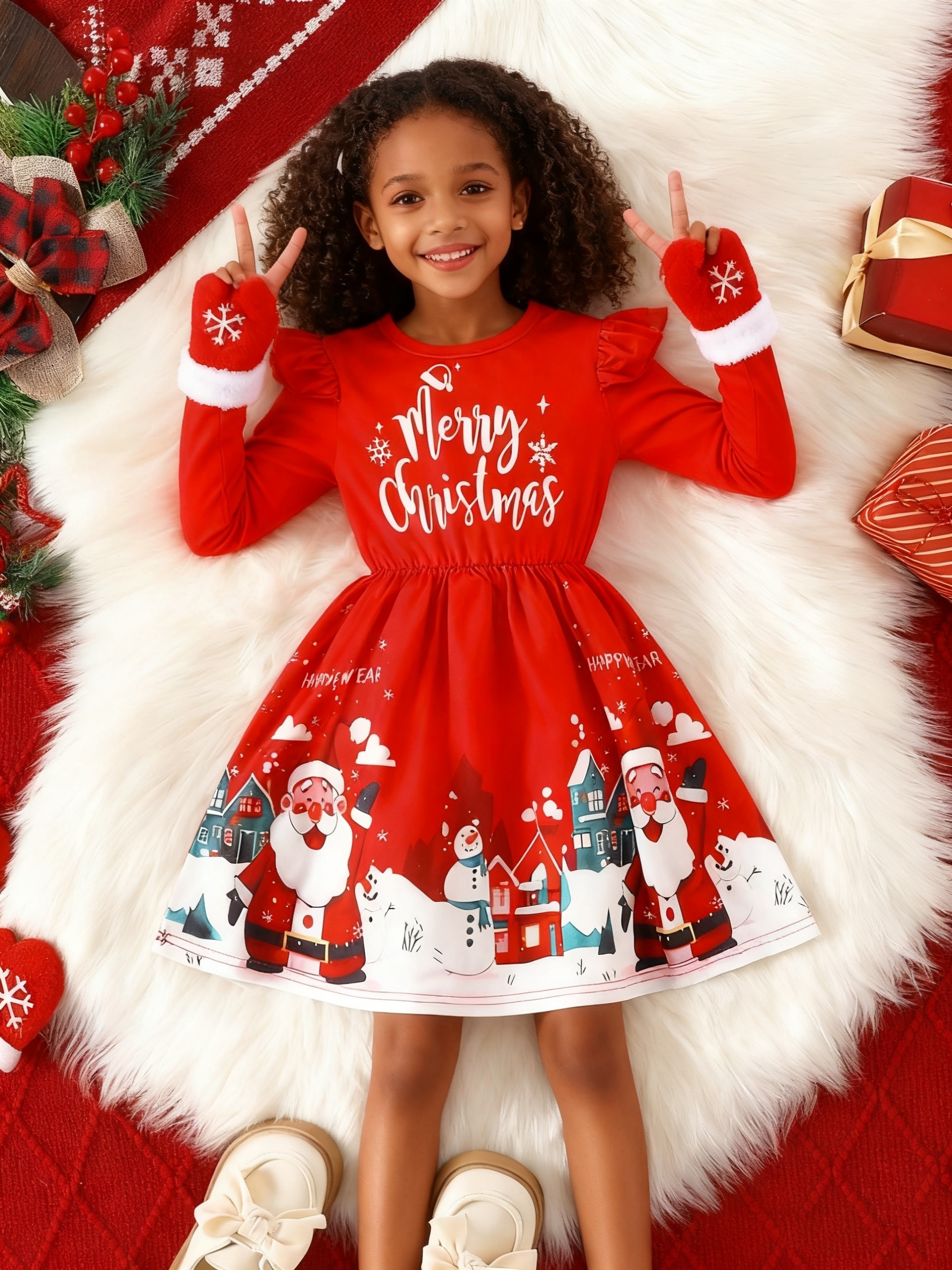 santa ladies dress sold on Temu United States