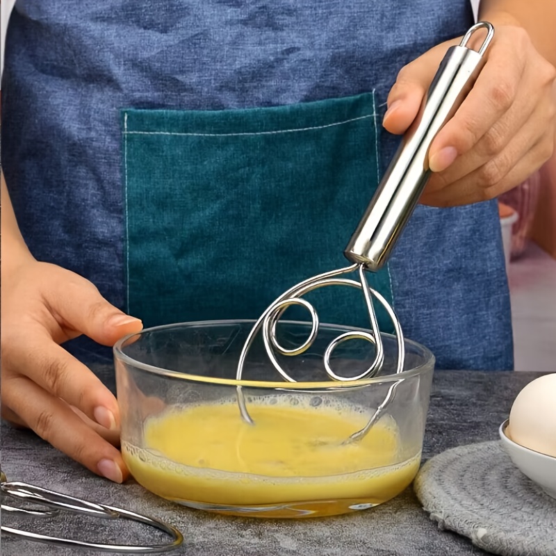 2pcs manual stainless steel multifunctional mixer egg Temu