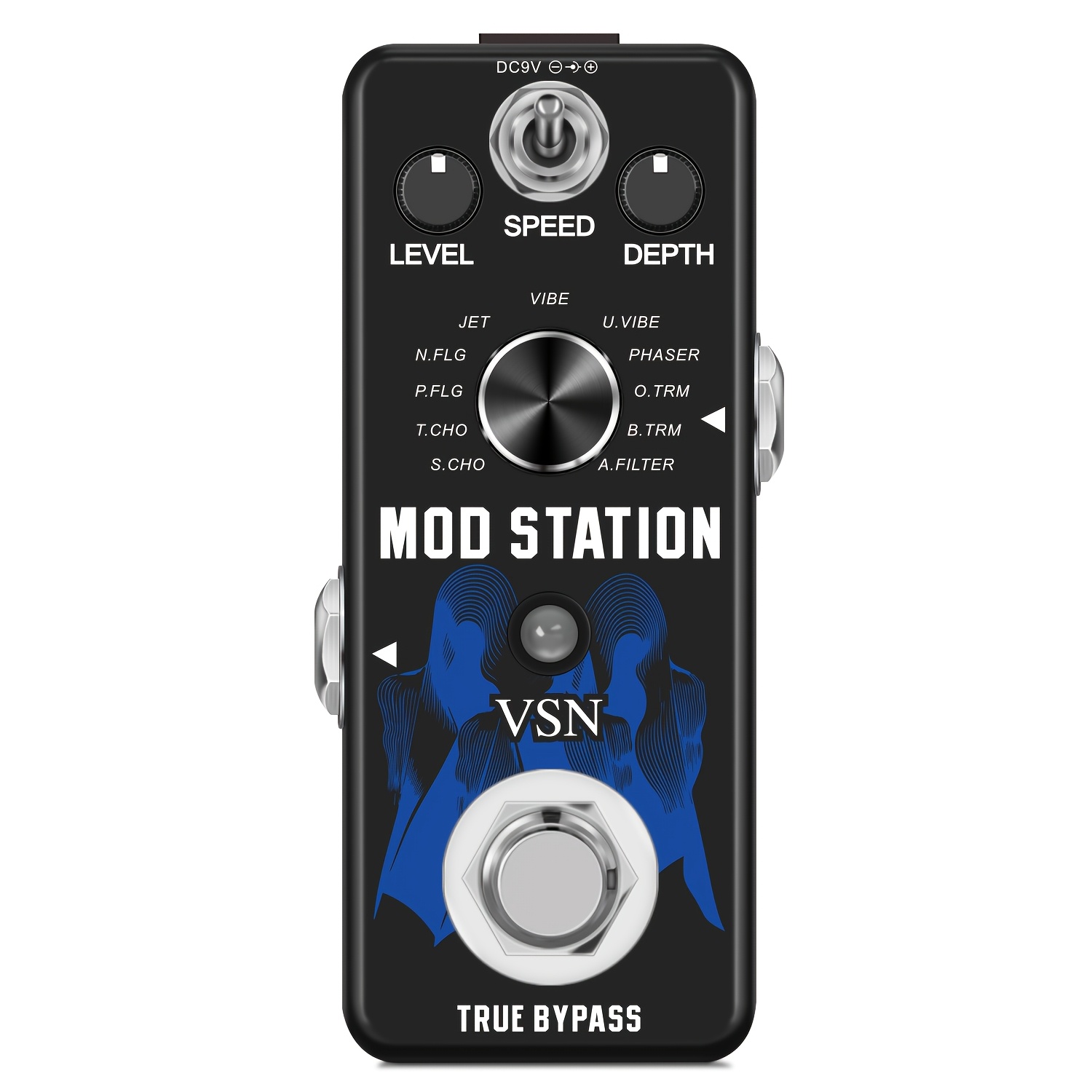 Image of Mini Pedal 11 With Chorus Flanger Rotary Liquid Autowah Ring Low Bit, Guitar Pedals, Note That Supply Is Not Included.