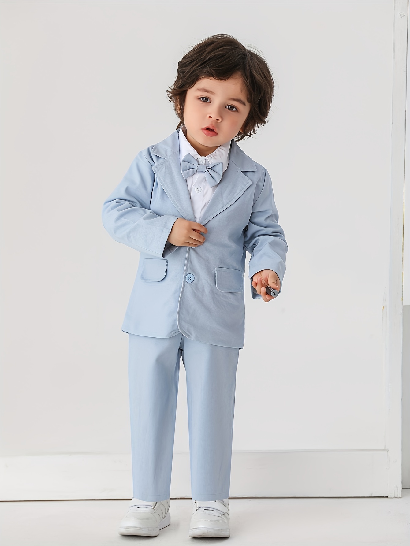 Baby Boy s Suit Set Formal Trousers Suitable Birthday Temu