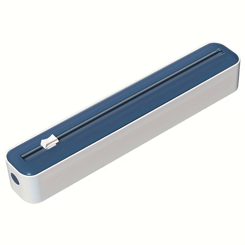TEMU 1pc Ldq Heavy-duty Dual-function Plastic Wrap Cutter & Kitchen Sealer - Built-in Cutter Edge, Compatible With Plastic Wrap, Aluminum Foil,