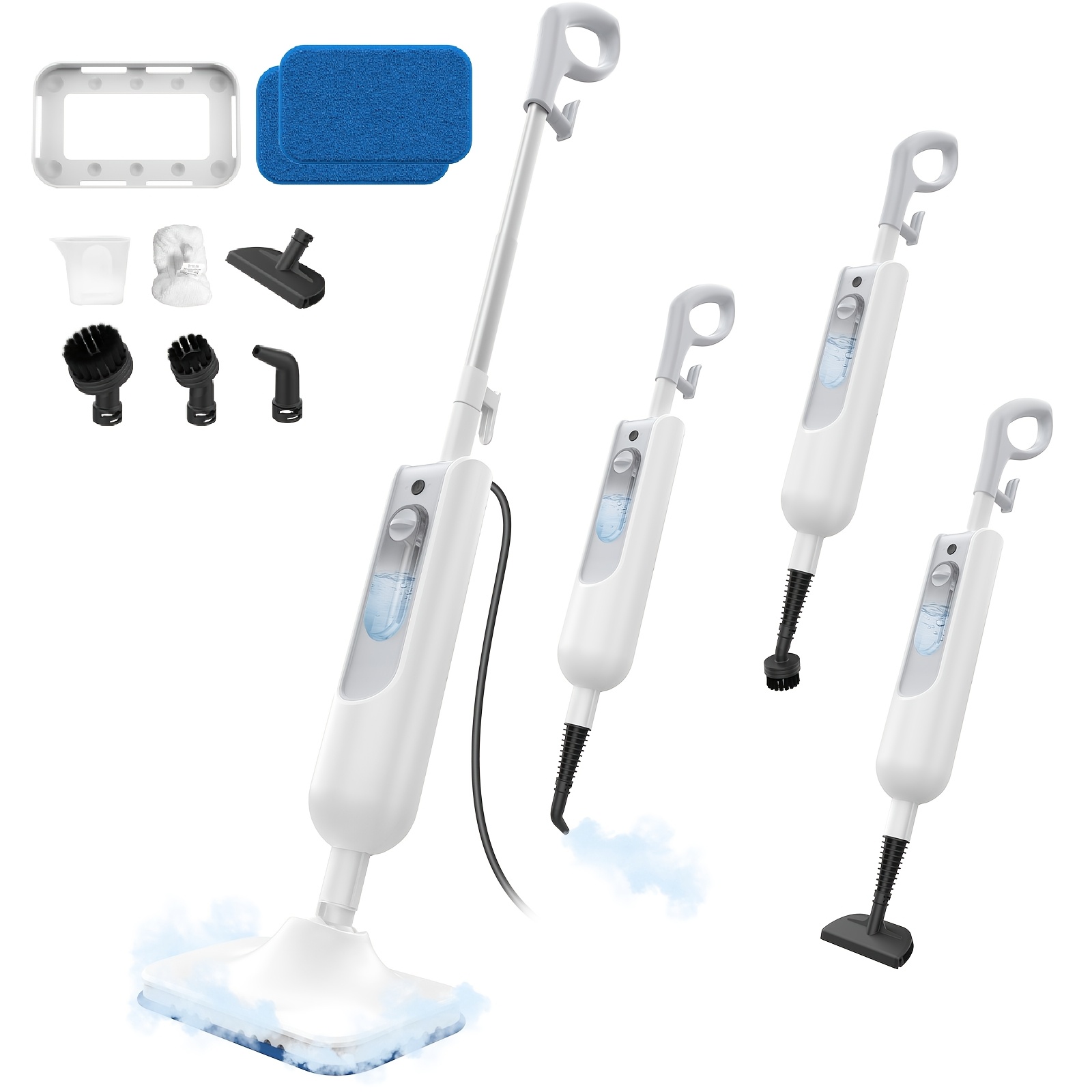 Image of Inse Steam Mop Cleaner, 1500w Steam Mop, Up In , High-temperature Steam Sterilisation, Effortlessly Dissolves Grease And , Suitable For A Of Cleaning Tasks, Including Floors And Windows.