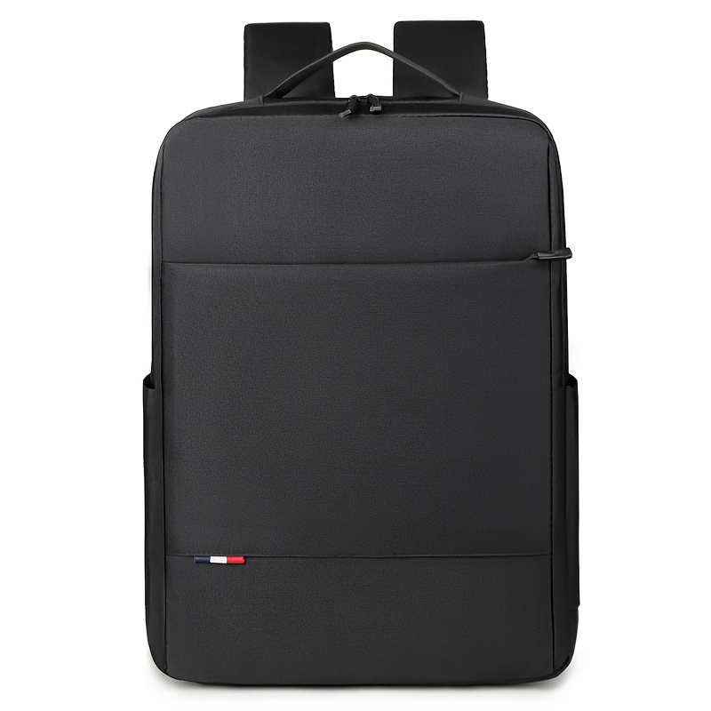 TEMU Minimalist Business Laptop Backpack For 15.6 Inch Notebook, Large Capacity Travel Backpack Fits Luggage Strap For Office School Daily Trip