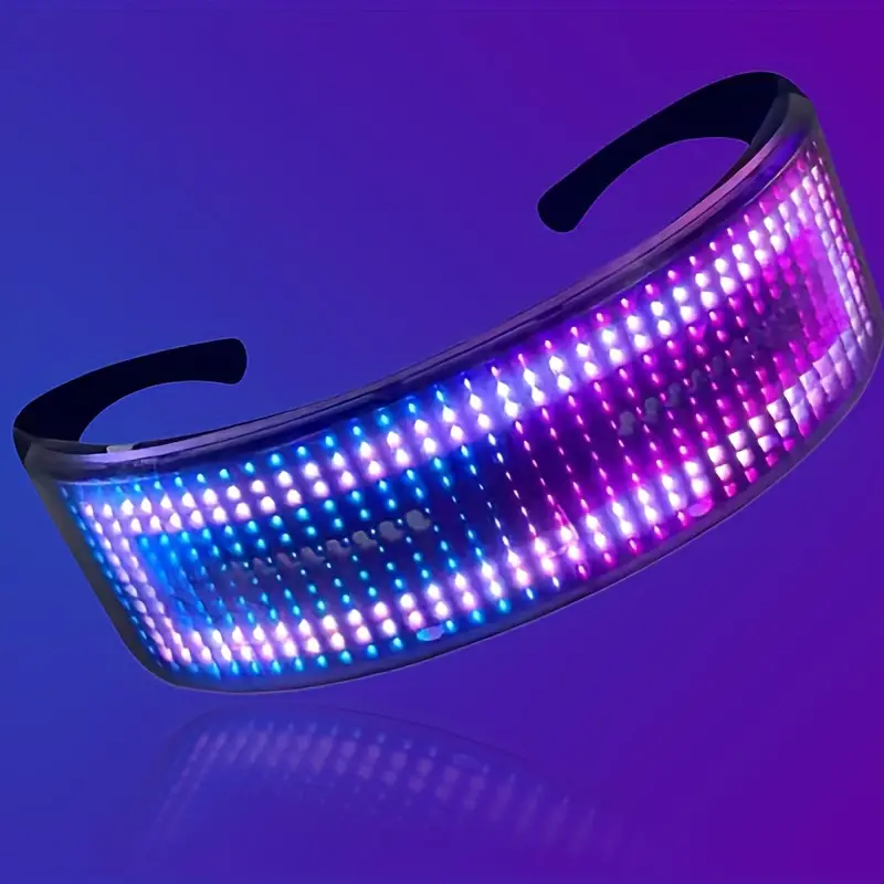 Cyberpunk Led Glasses Wireless Diy Image Dj Glasses Bar Club Rave Party  Supply Ideal Choice Gift - Toys & Games - Temu