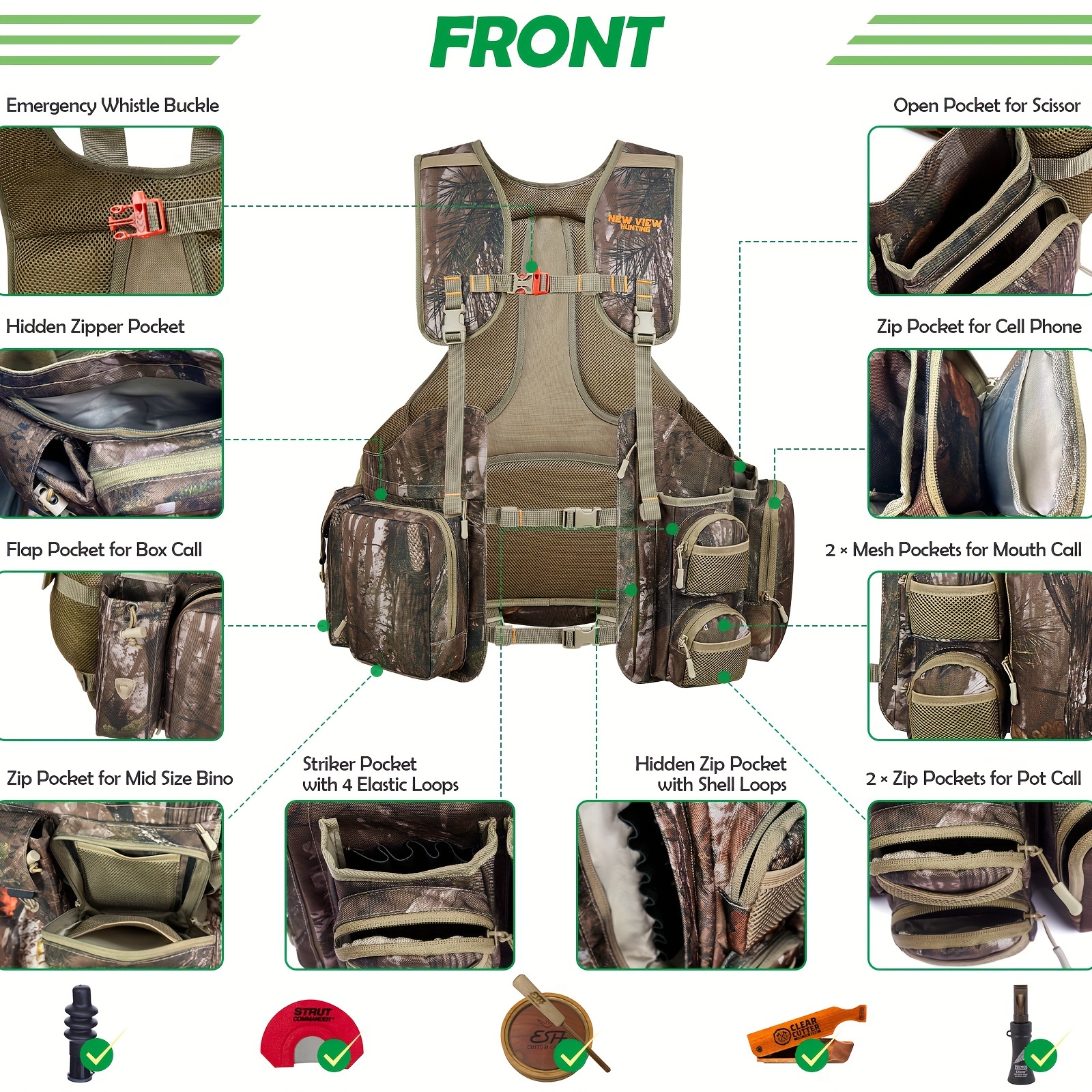 Turkey Hunting Backpack with Cushion
