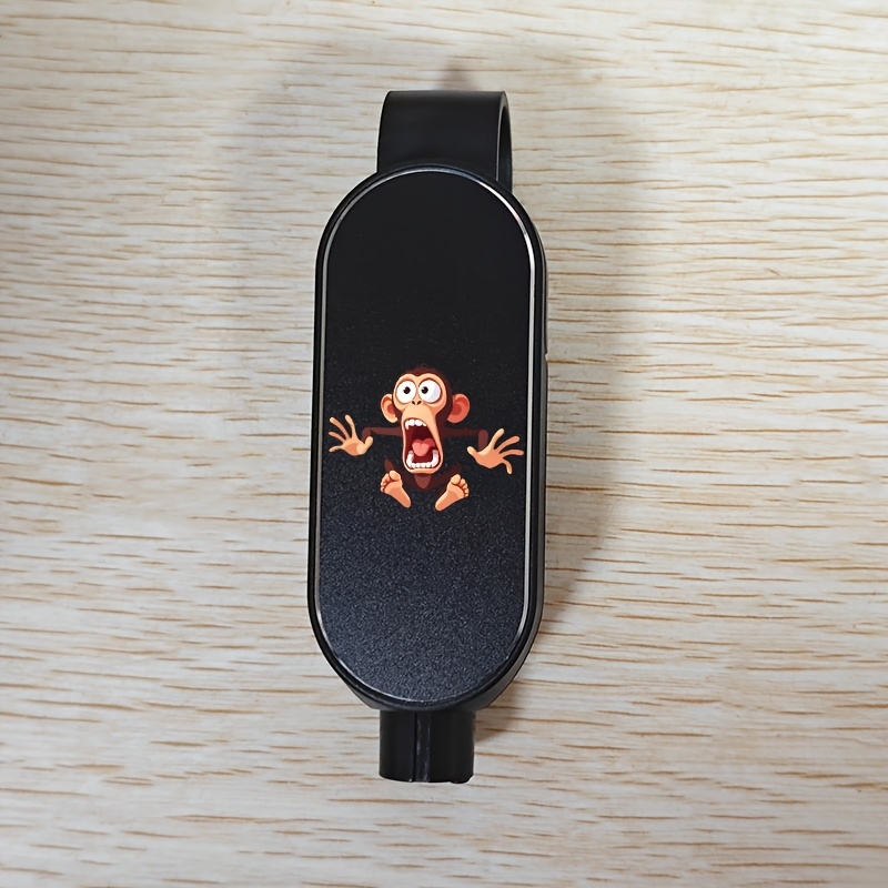 TEMU Surprise Monkey Design Car Window Breaker Multi- Hammer Car Fire Emergency Window Glass Strip Cutting Knife Escape Hammer Quick Emergency