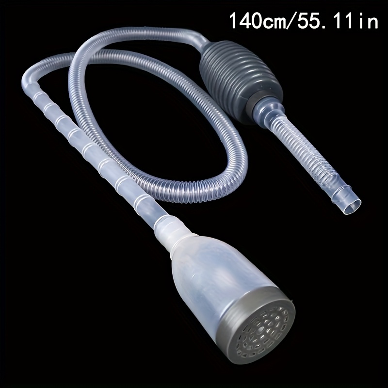 1pc Aquarium Gravel Cleaner Siphon Pump - Semi-automatic Fish Tank Vacuum With Water Change Function, Flexible Hose For Efficient Cleaning And Maintenance