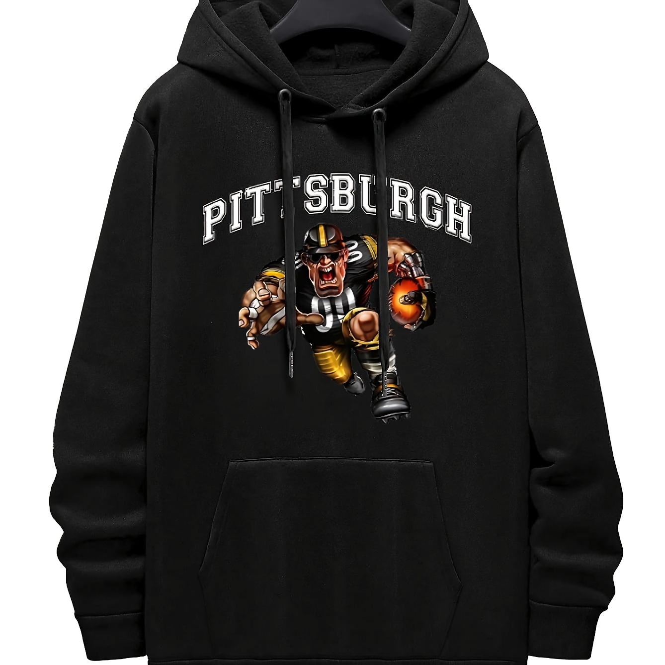 

1pc Graphic - Polyester , Long Sleeve, Hooded , , , Regular Fit - Sweatshirt