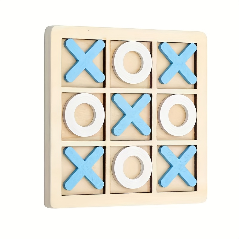 Tic Tac Toe Board Game, Tic Tac Toe Family Game, Classical Family Board Game, Wooden tic-tac-toe game, Christmas and Halloween gifts