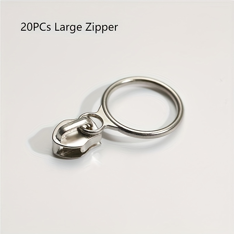 TEMU Juego de cabezales circulares blancos electrochapados de nailon 3#/5#, 5 piezas, 10 piezas, 20 piezas, 3 especificaciones, piezas de repuesto
