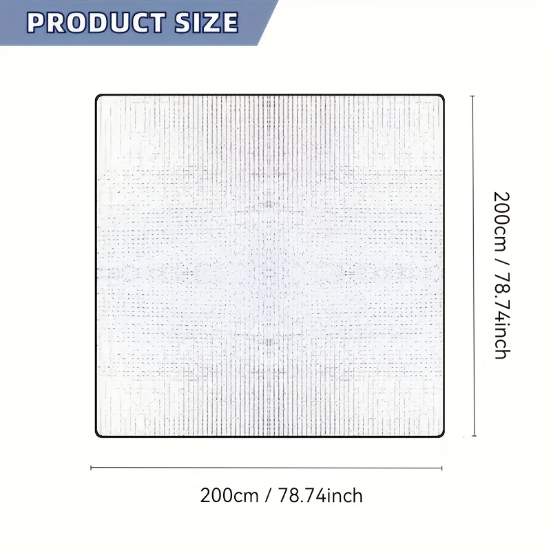 TEMU 1 Camping Mat, Tent Pad, Foldable Picnic Beach Blanket, Outdoor Picnic Mat, Portable Camping Tarpaulin, Backpacking, Hiking