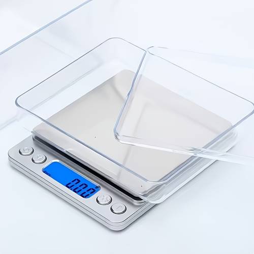 small electronic scale with tray 3kg 0 1g jewelry scale with function unit conversion lcd display auto off portable lab balance for gems medications abs plastic