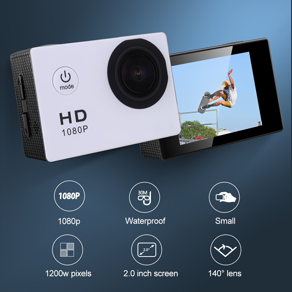 1080p hd action camera best sale 30m waterproof