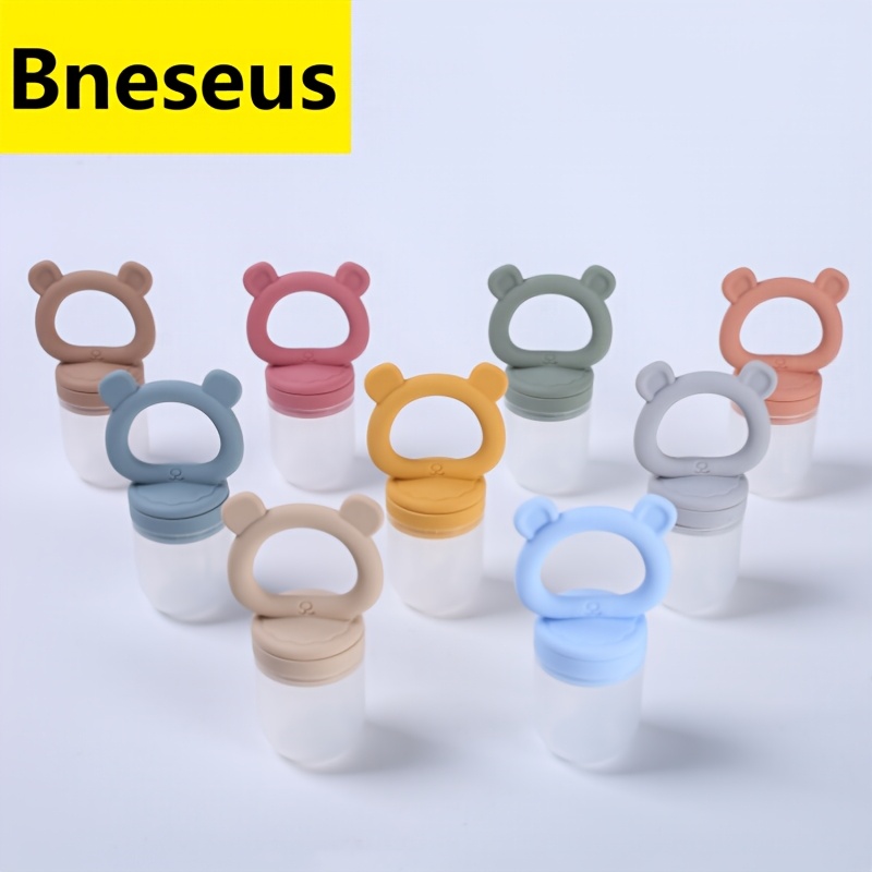 silicone cartoon bear feeder dining tableware christmas gift for kids