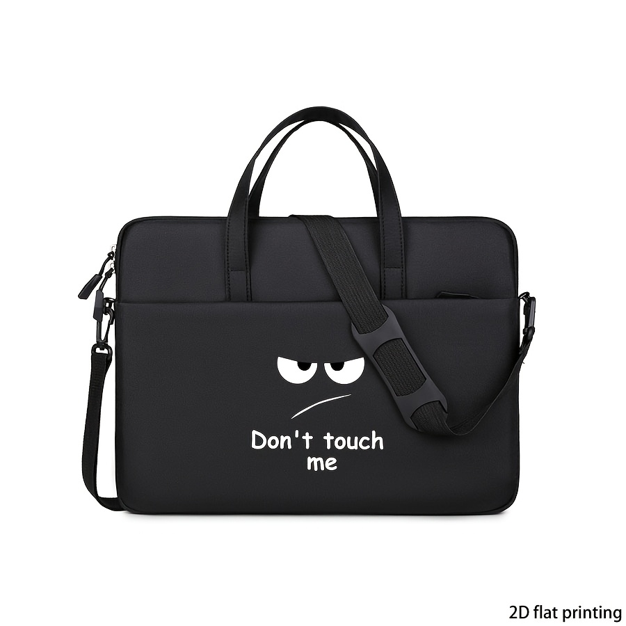 TEMU Laptop Bag With A ' Me' Design, Spacious And Lightweight, Perfect For Carrying Your Laptop. Ideal For Office Use, Travel, Or Daily Commutes, And