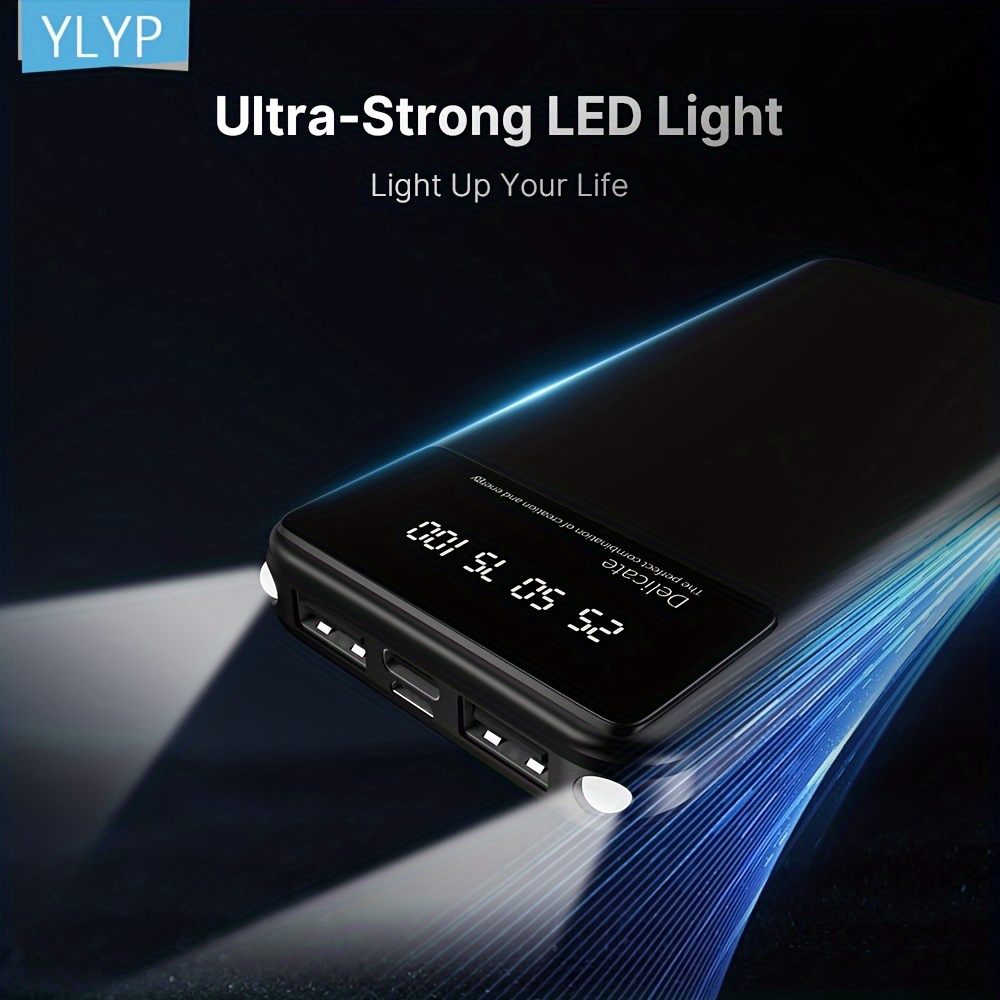 10000mah polymer lithium portable charger ultra Temu