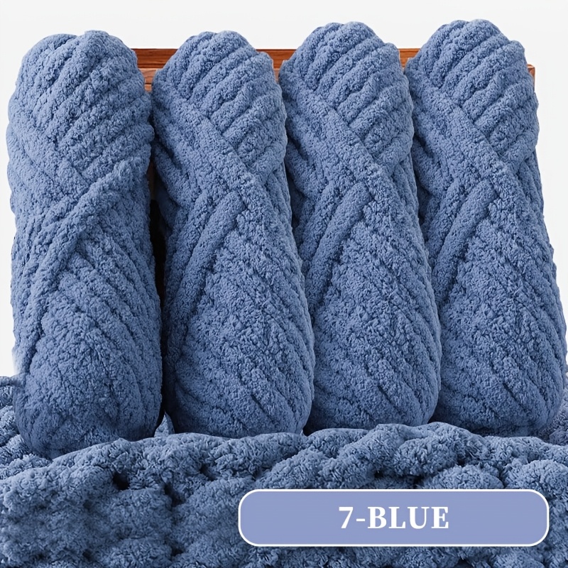 TEMU 4 gomitoli/960g Filato Multicolore | , Non si Scontrisce, Non si Spegne al , per a Maglia, Coperte, Cuscini, Sciarpe, Decorazioni per la Casa,