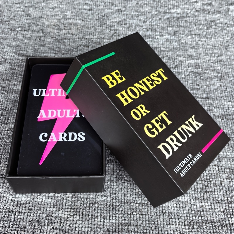 TEMU Carte de jeu « honnête ou » - Jeu de société de coquins pour jeux à , fêtes à thème et sorties air | amusants et excitants pour | Jeu de cartes