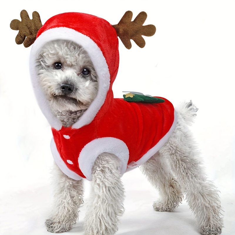 

Christmas Dog - Small Polyester Snap , -fleece