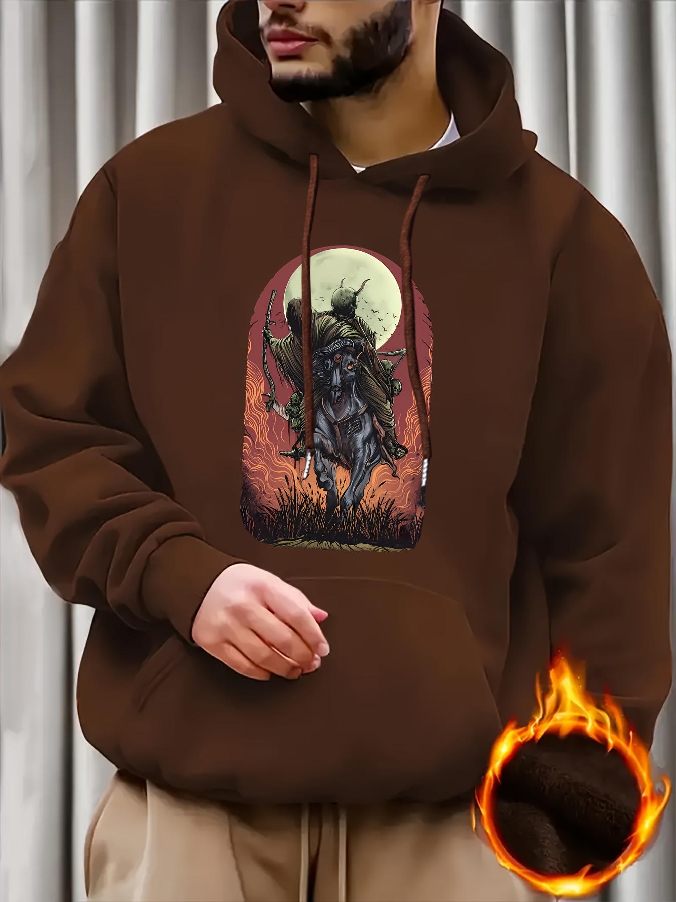 Drawstring knight hoodie best sale