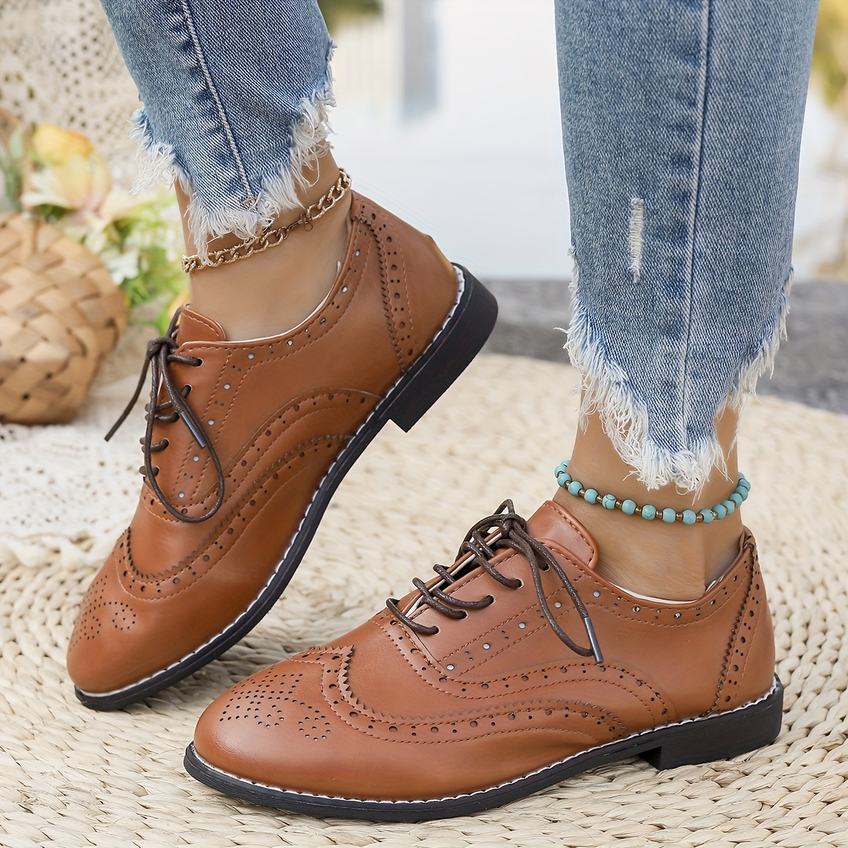 european casual versatile womens flat shoes - Temu