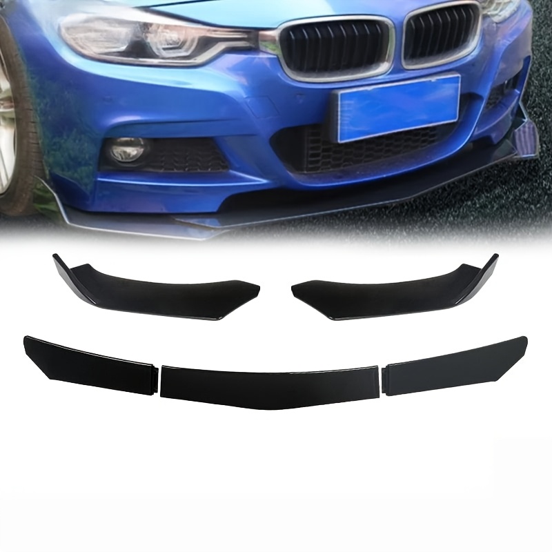 car modification parts universal front shovel adjustable five   lip surround separator bumper body kit