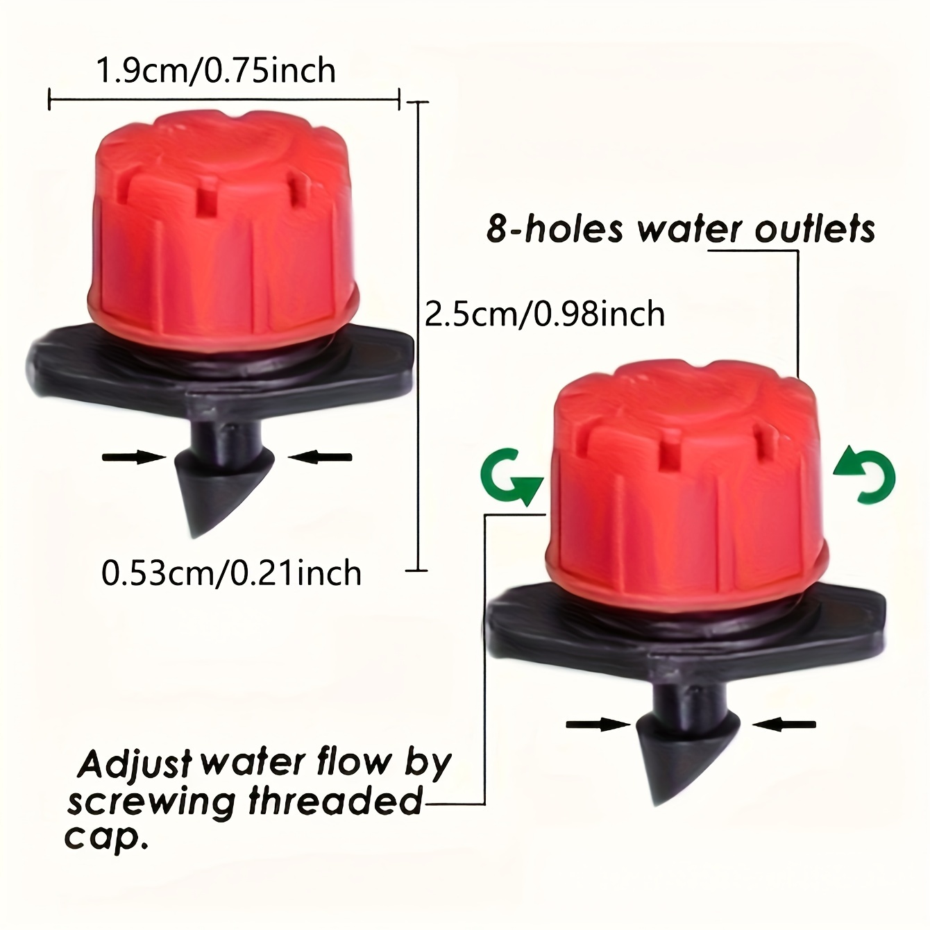 Pawfly 30M Drip Irrigation Kit With 4-6MM Tubing Drippers And